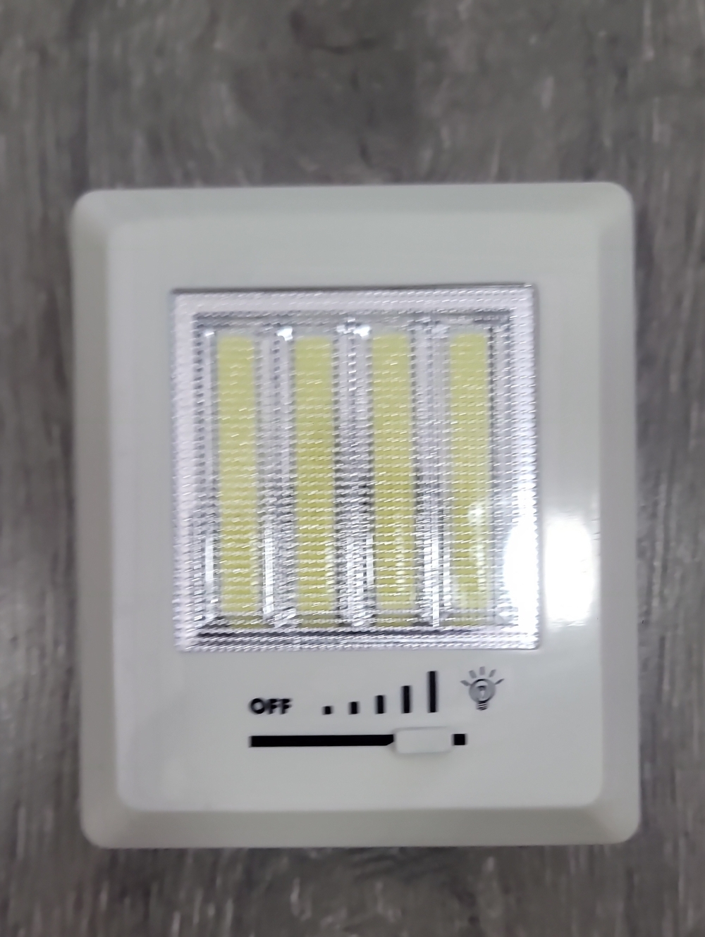 White LED Portable Night Light with Adjustable Brightness